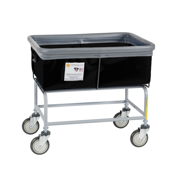 Elevated Basket Truck, Vinyl, Bumper, 3 Bushel, Black